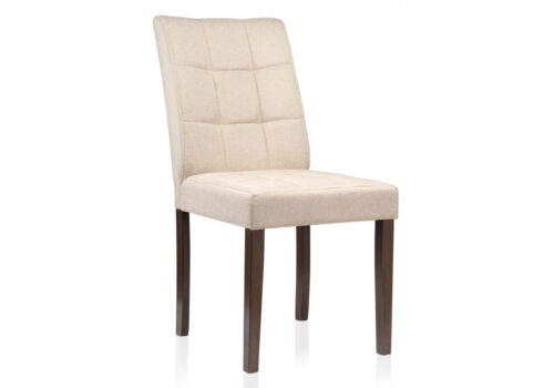 Madina dark walnut / fabric cream